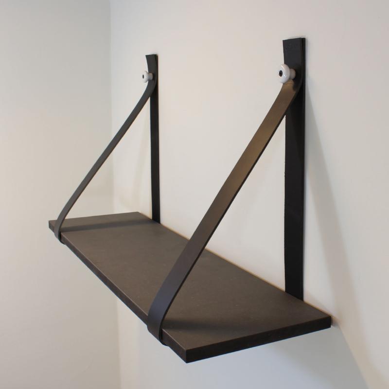 Sort hylde | Lækker hylde i sort MDF - byRavn.dk